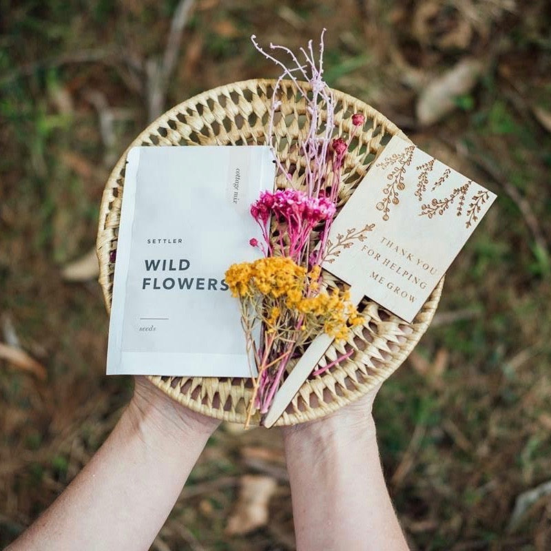 thank you flower seeds Thank you for helping me grow'