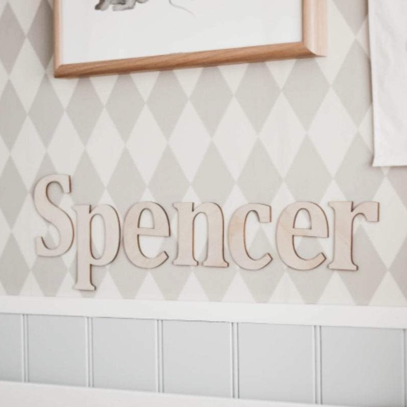 
                  
                    Wall Word - traditional font, regular size
                  
                