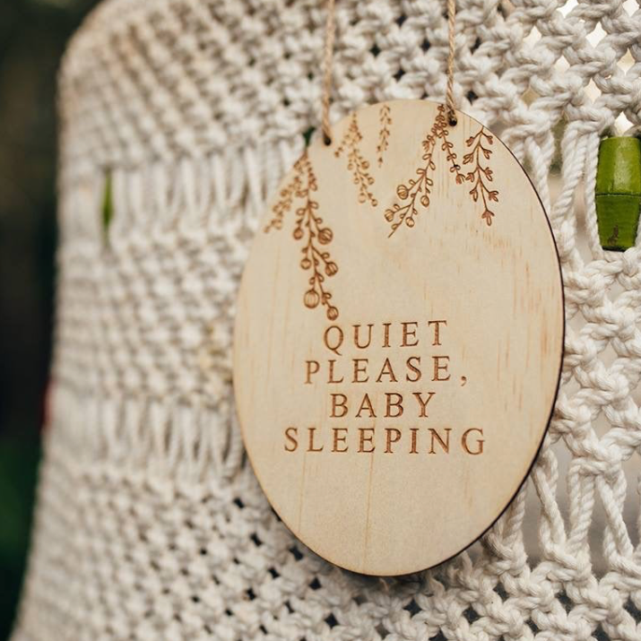 
                  
                    Baby Sleeping Wildflower Plaque
                  
                
