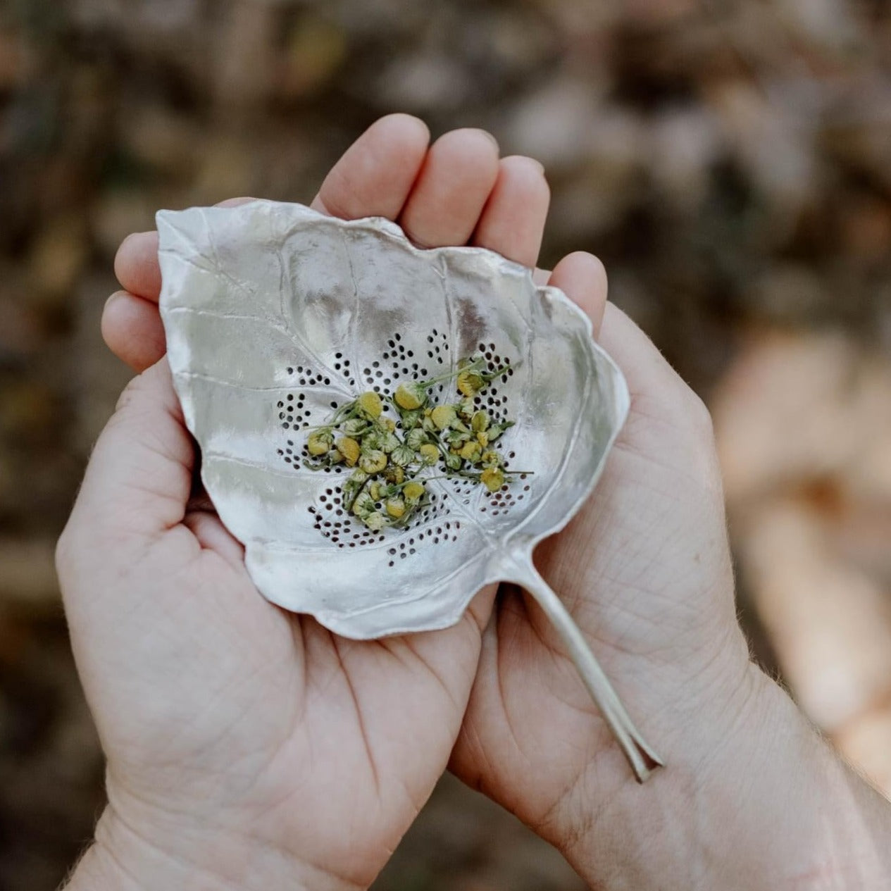 
                  
                    Leaf Tea Strainer
                  
                