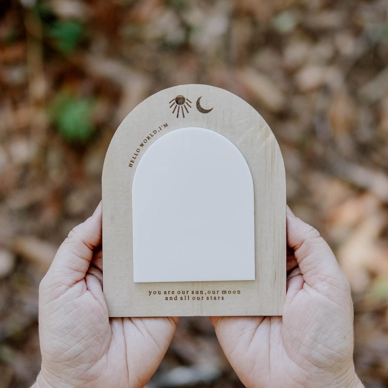 
                  
                    Arch Birth Announcement Plaque
                  
                